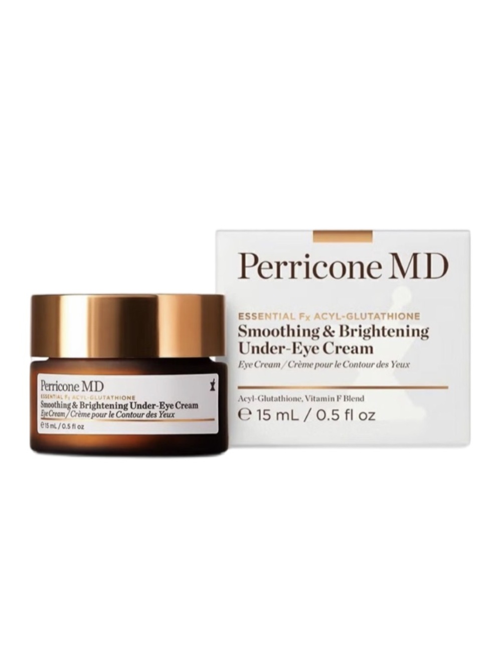 Perricone MD Essential Fx Acyl-Glutathione Under-Eye Cream Full Size NIB